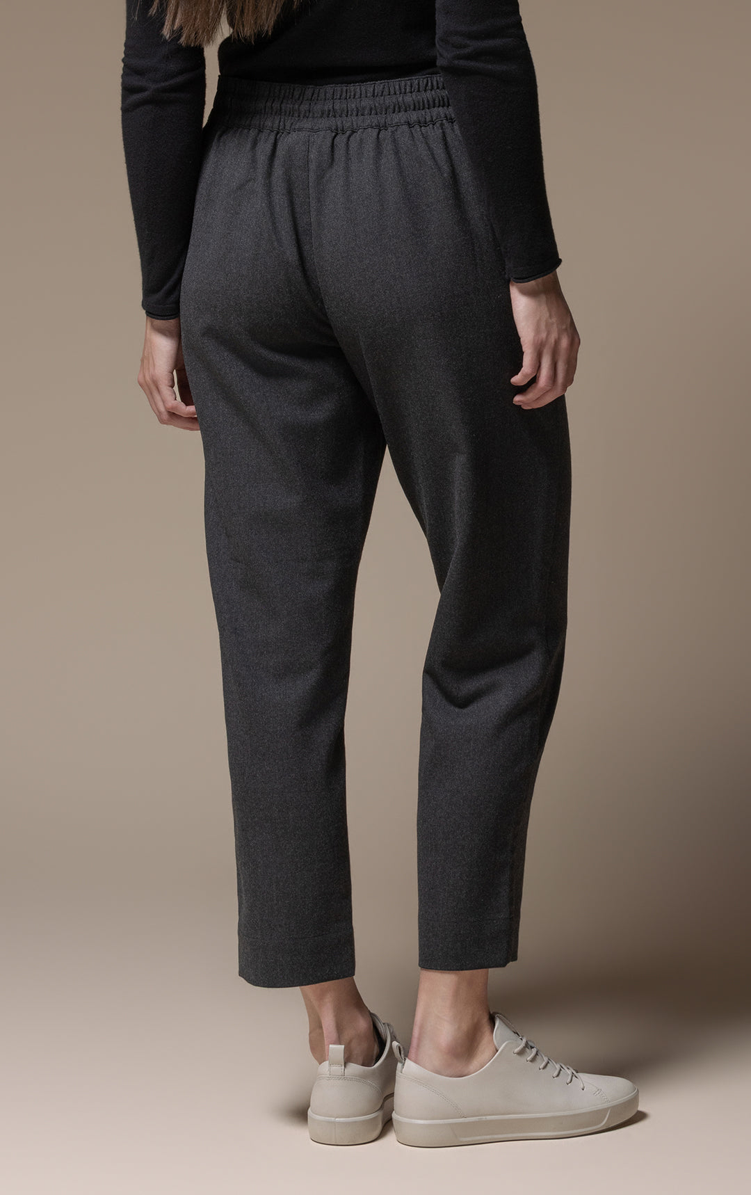 WOOL FLANNEL JOGGER