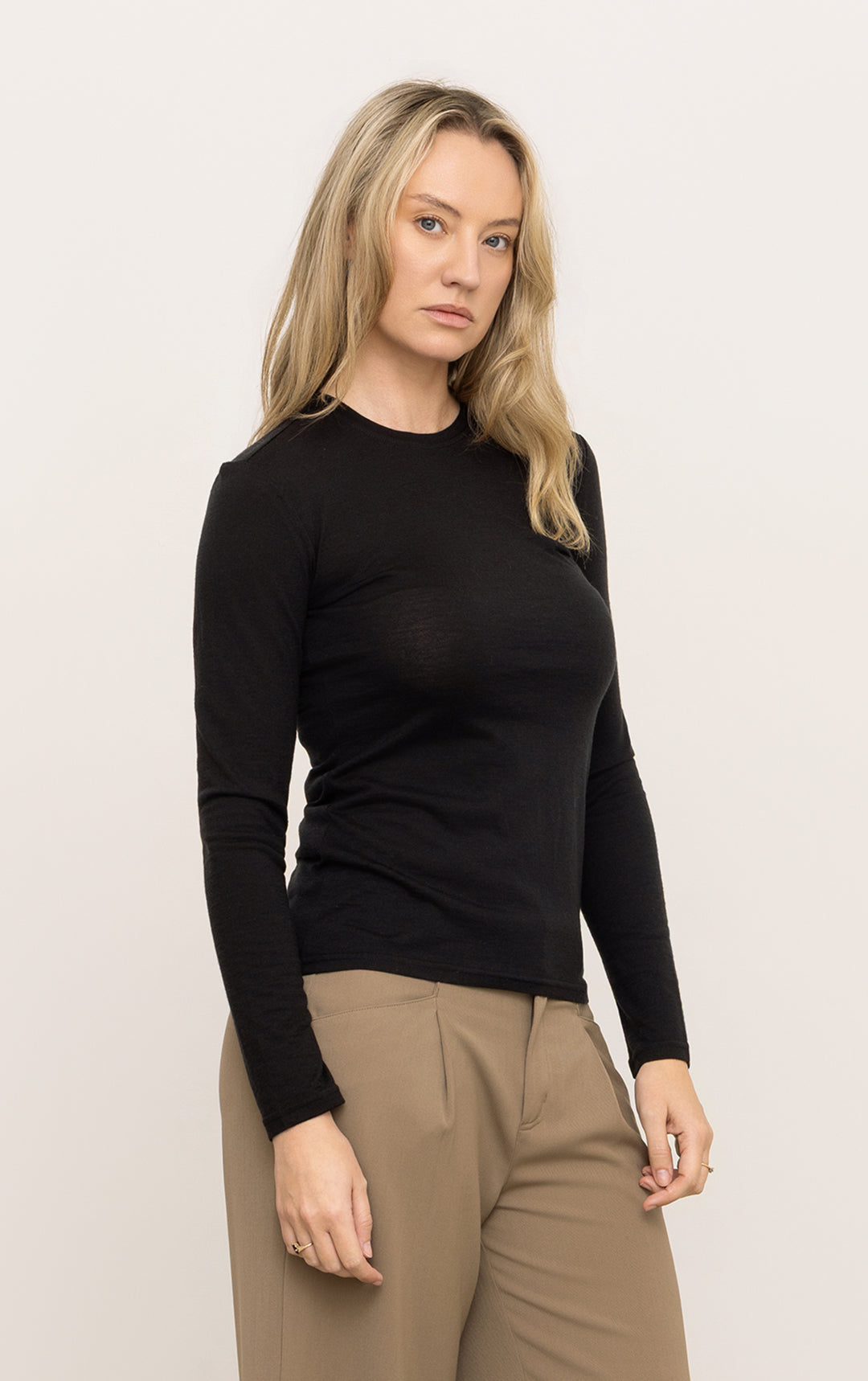 180GSM MERINO LS CREW