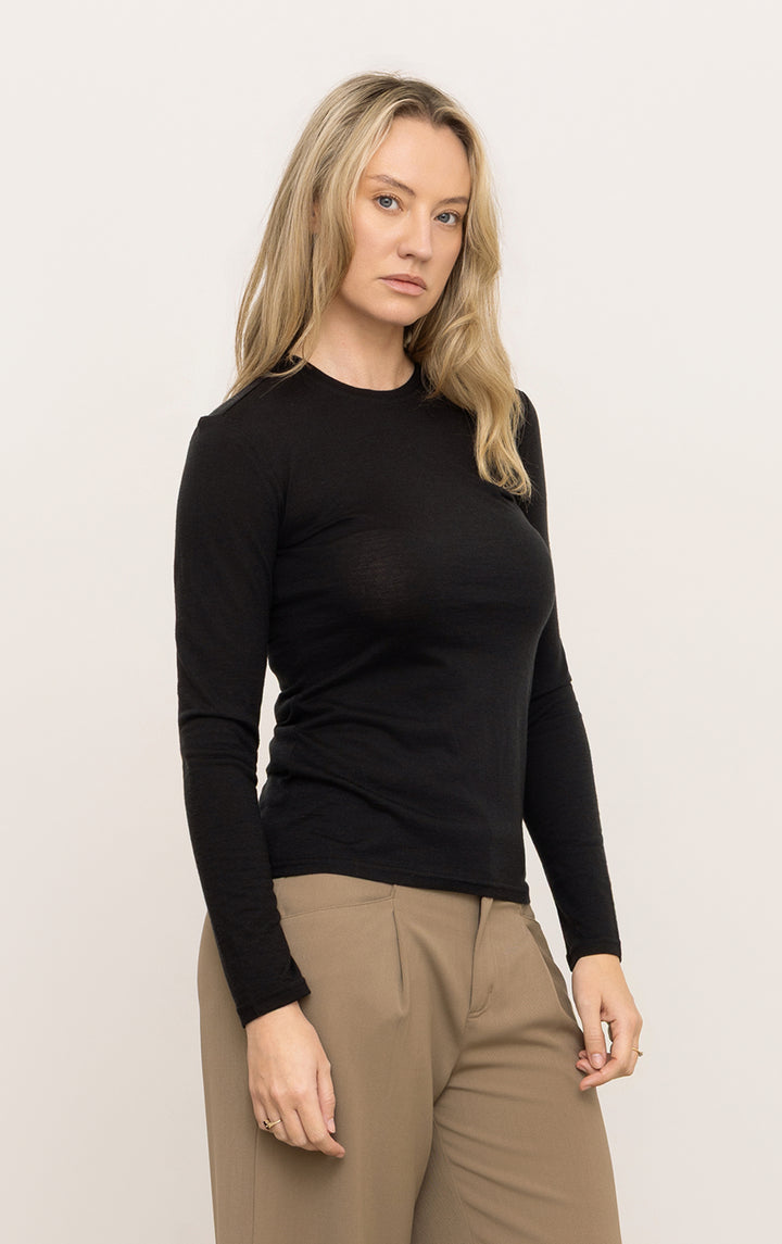 180GSM MERINO LS CREW