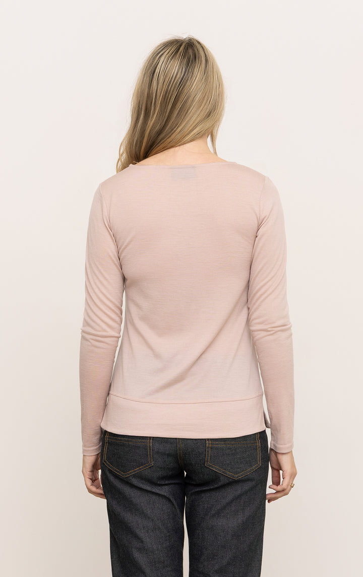 180GSM MERINO LS BOATNECK