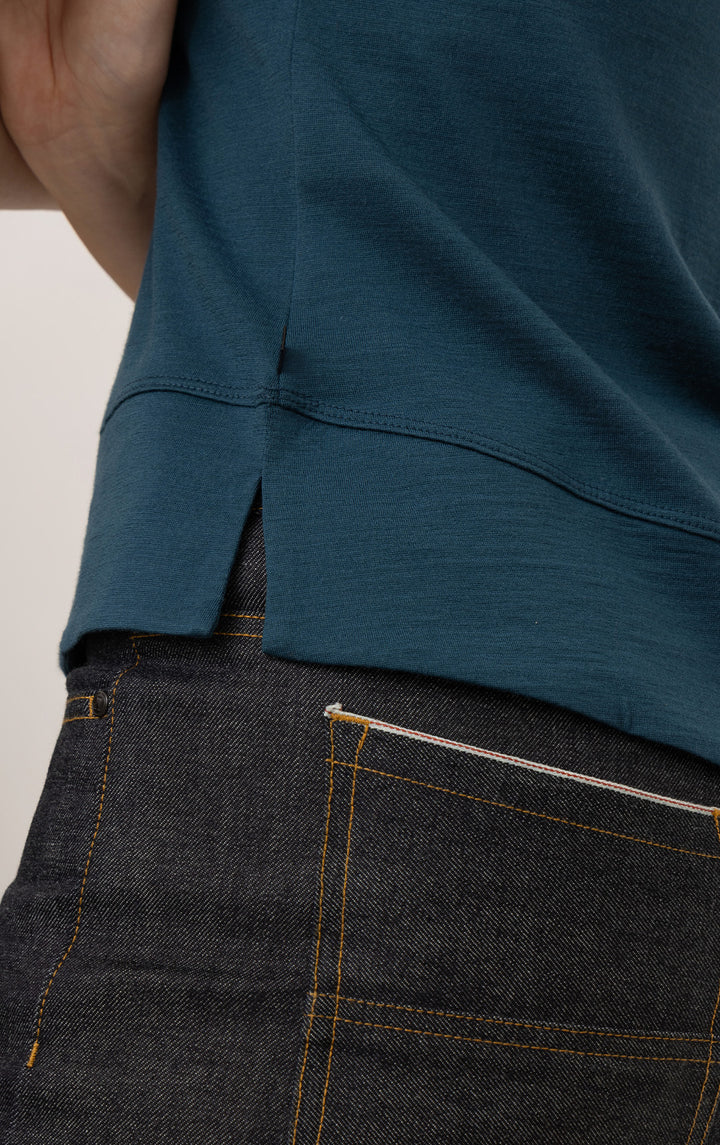 180GSM MERINO BOATNECK TANK