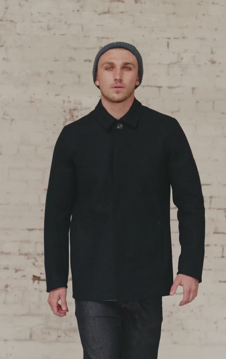 PERFORMANCE WOOL CAR COAT