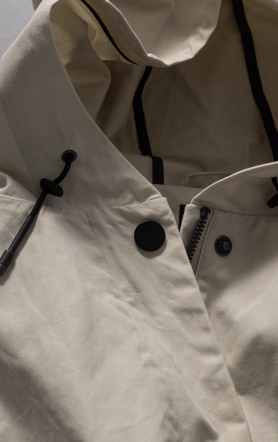 WAXED COTTON SWING SHELL