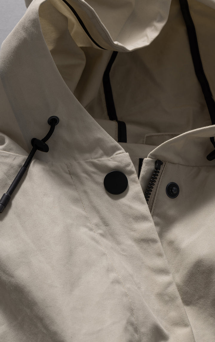 WAXED COTTON SWING SHELL