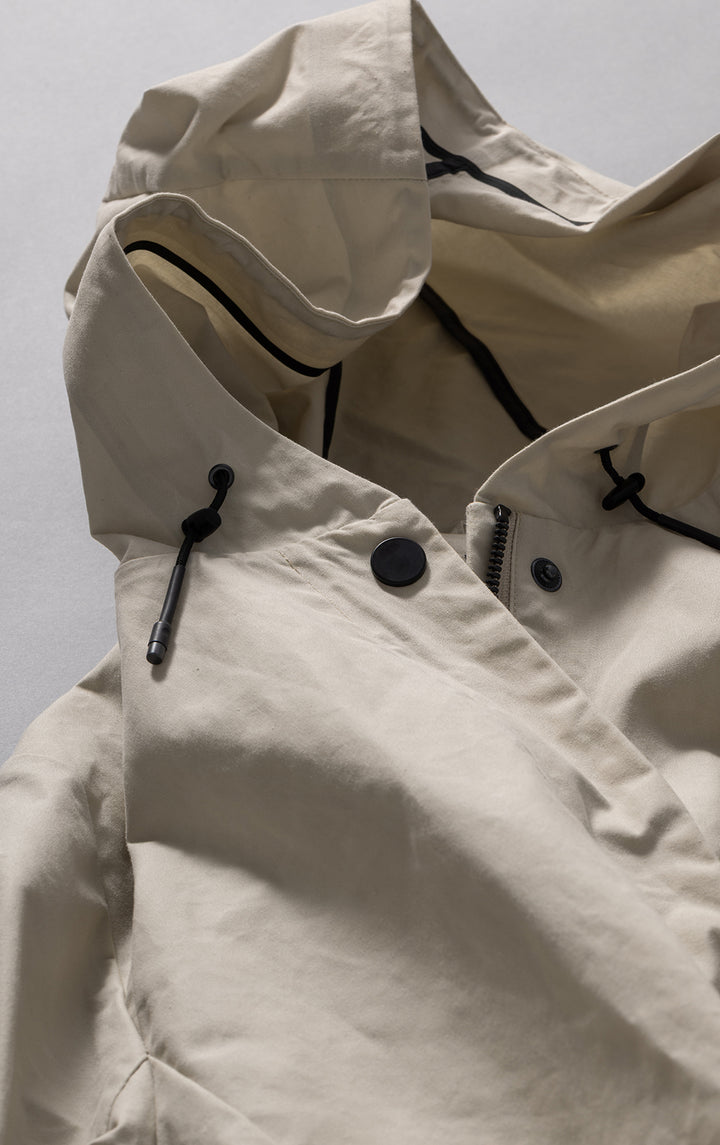 WAXED COTTON SWING SHELL