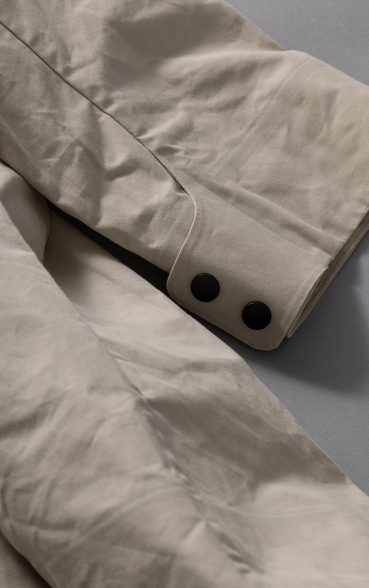 WAXED COTTON SWING SHELL