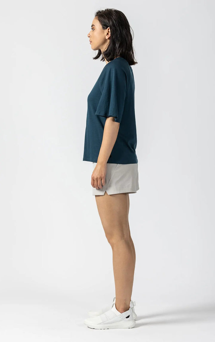 180G MERINO FLUTTER SLEEVE TEE - Alchemy Equipment NZ