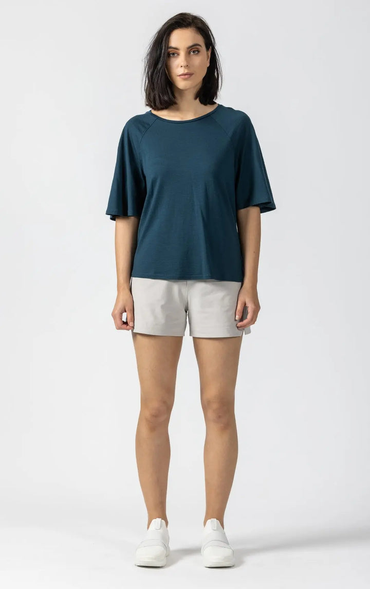 180G MERINO FLUTTER SLEEVE TEE - Alchemy Equipment NZ