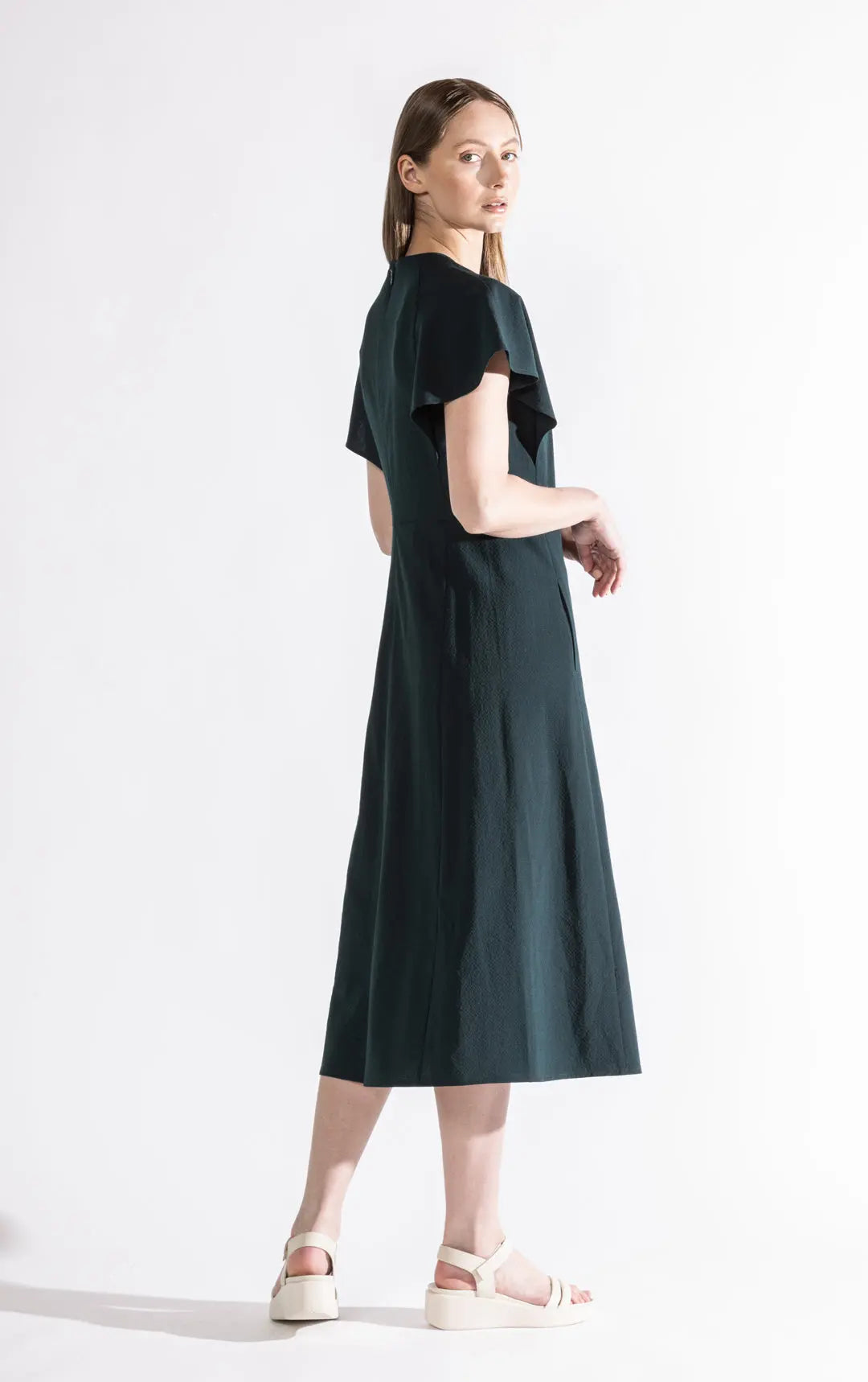 SEERSUCKER WOOL BLEND DRESS - CLEARANCE Alchemy Equipment